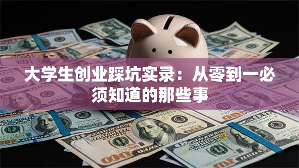大学生创业踩坑实录：从零到一必须知道的那些事