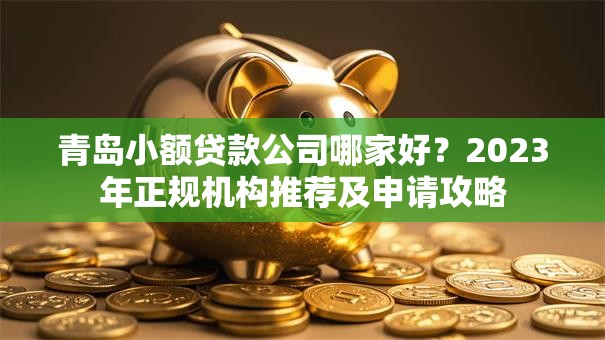 青岛小额贷款公司哪家好？2023年正规机构推荐及申请攻略