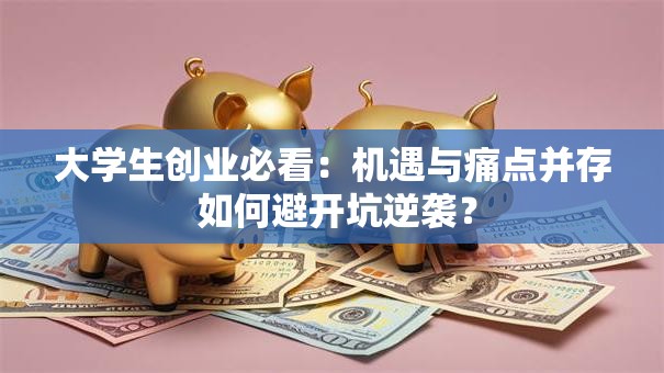 大学生创业必看：机遇与痛点并存 如何避开坑逆袭？