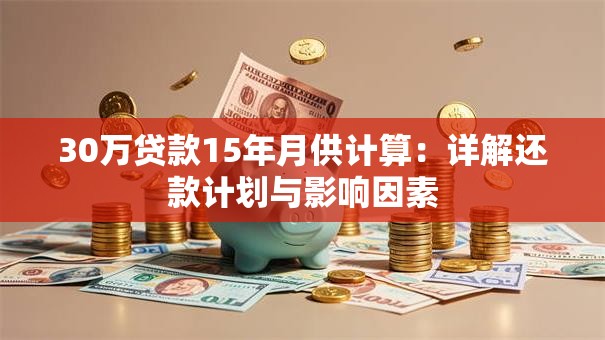 30万贷款15年月供计算：详解还款计划与影响因素
