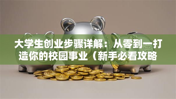 大学生创业步骤详解：从零到一打造你的校园事业（新手必看攻略）
