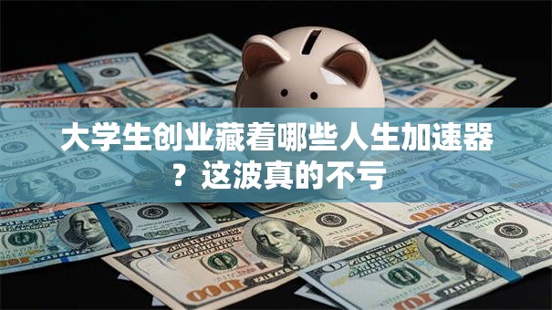 大学生创业藏着哪些人生加速器？这波真的不亏