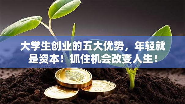 大学生创业的五大优势，年轻就是资本！抓住机会改变人生！