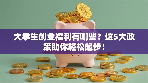 大学生创业福利有哪些？这5大政策助你轻松起步！