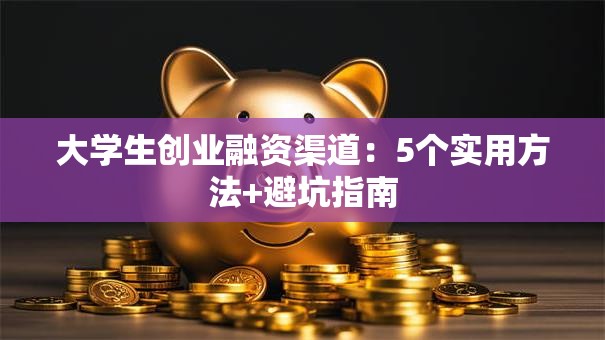 大学生创业融资渠道：5个实用方法+避坑指南