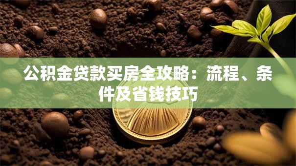 公积金贷款买房全攻略：流程、条件及省钱技巧