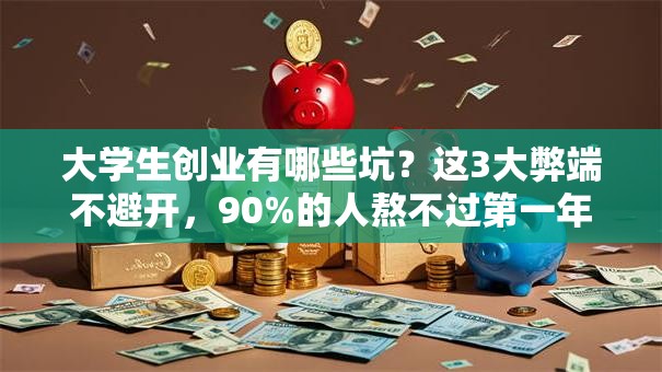 大学生创业有哪些坑？这3大弊端不避开，90%的人熬不过第一年！