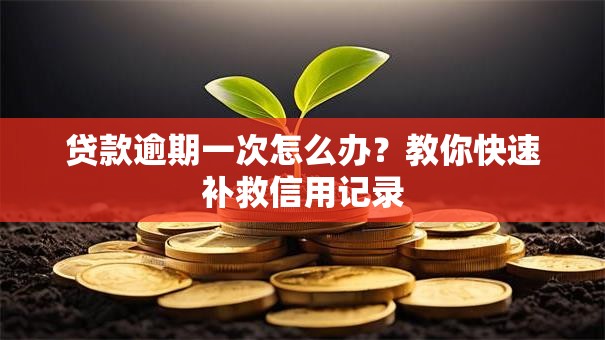 贷款逾期一次怎么办？教你快速补救信用记录