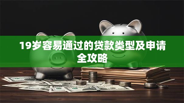 19岁容易通过的贷款类型及申请全攻略
