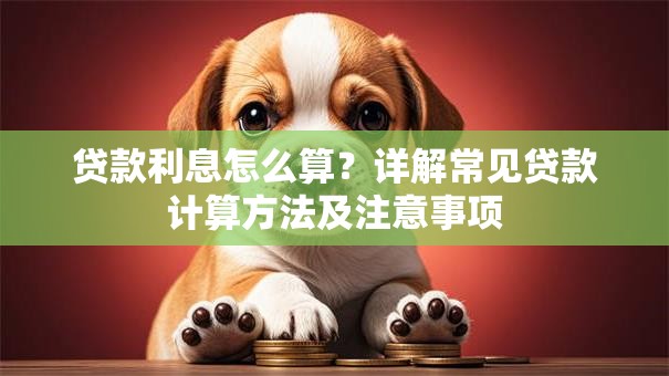 贷款利息怎么算？详解常见贷款计算方法及注意事项