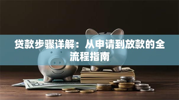 贷款步骤详解：从申请到放款的全流程指南