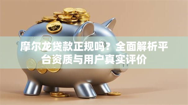 摩尔龙贷款正规吗？全面解析平台资质与用户真实评价