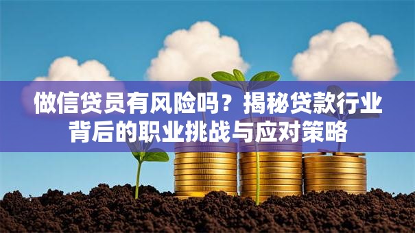 做信贷员有风险吗？揭秘贷款行业背后的职业挑战与应对策略