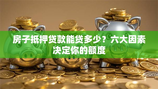 房子抵押贷款能贷多少？六大因素决定你的额度