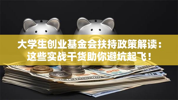 大学生创业基金会扶持政策解读：这些实战干货助你避坑起飞！