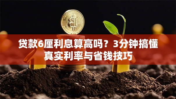 贷款6厘利息算高吗？3分钟搞懂真实利率与省钱技巧
