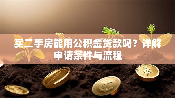 买二手房能用公积金贷款吗？详解申请条件与流程
