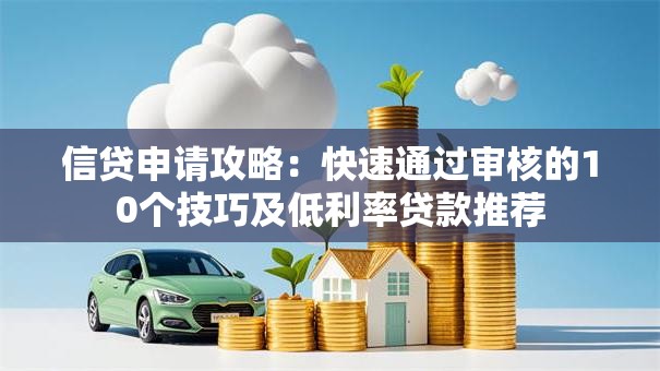 信贷申请攻略：快速通过审核的10个技巧及低利率贷款推荐