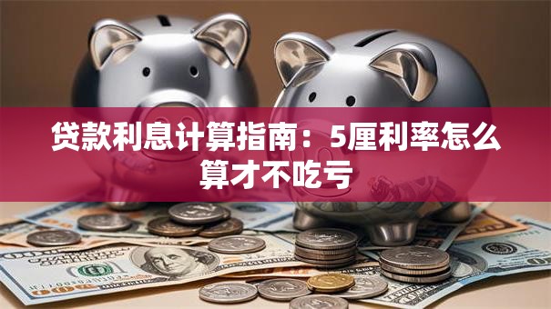 贷款利息计算指南：5厘利率怎么算才不吃亏