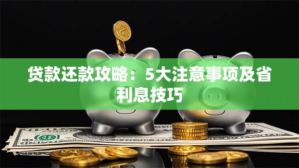 贷款还款攻略：5大注意事项及省利息技巧