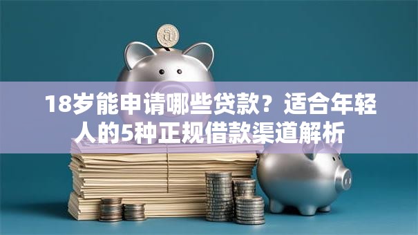 18岁能申请哪些贷款？适合年轻人的5种正规借款渠道解析