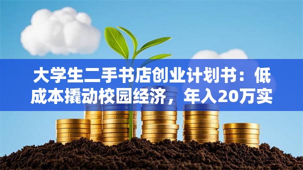 大学生二手书店创业计划书：低成本撬动校园经济，年入20万实战攻略