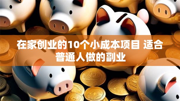 在家创业的10个小成本项目 适合普通人做的副业