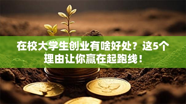在校大学生创业有啥好处？这5个理由让你赢在起跑线！