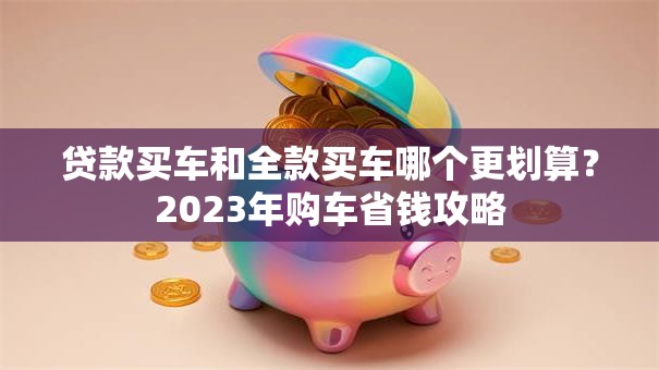 贷款买车和全款买车哪个更划算？2023年购车省钱攻略