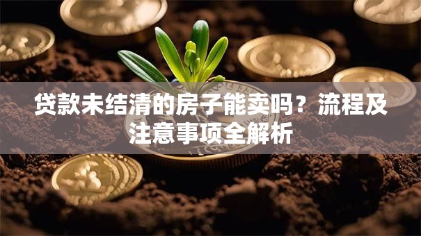 贷款未结清的房子能卖吗？流程及注意事项全解析