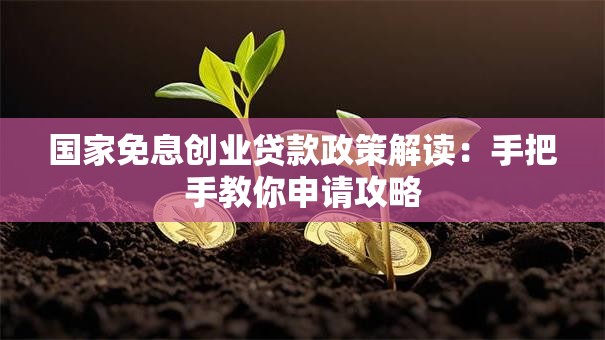 国家免息创业贷款政策解读：手把手教你申请攻略