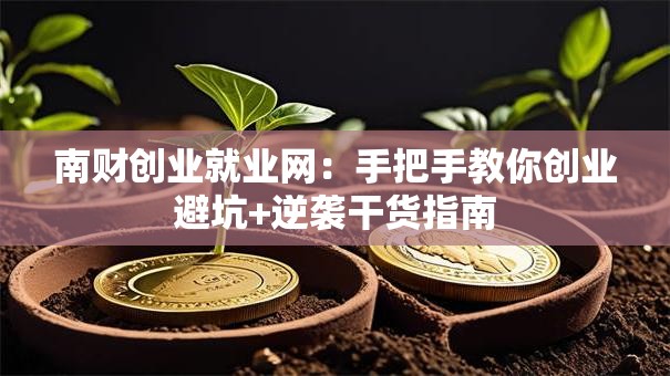 南财创业就业网：手把手教你创业避坑+逆袭干货指南