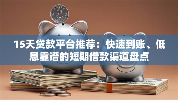 15天贷款平台推荐：快速到账、低息靠谱的短期借款渠道盘点