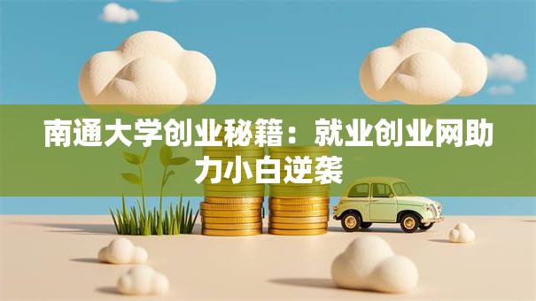 南通大学创业秘籍：就业创业网助力小白逆袭