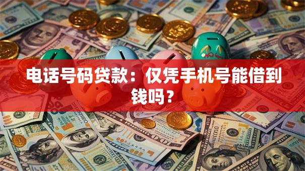 电话号码贷款：仅凭手机号能借到钱吗？