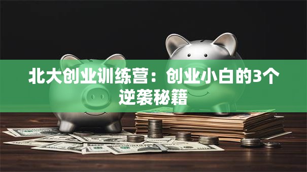 北大创业训练营：创业小白的3个逆袭秘籍