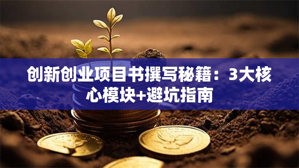 创新创业项目书撰写秘籍：3大核心模块+避坑指南