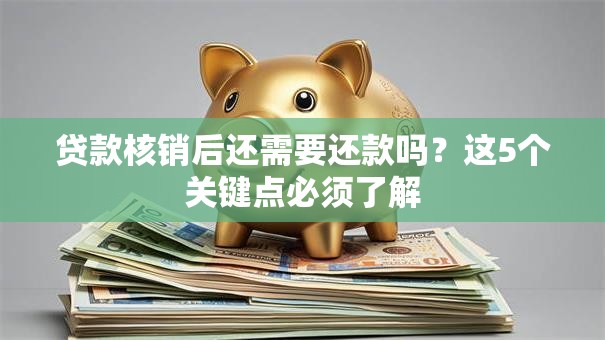 贷款核销后还需要还款吗？这5个关键点必须了解