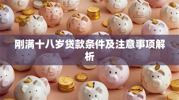 刚满十八岁贷款条件及注意事项解析