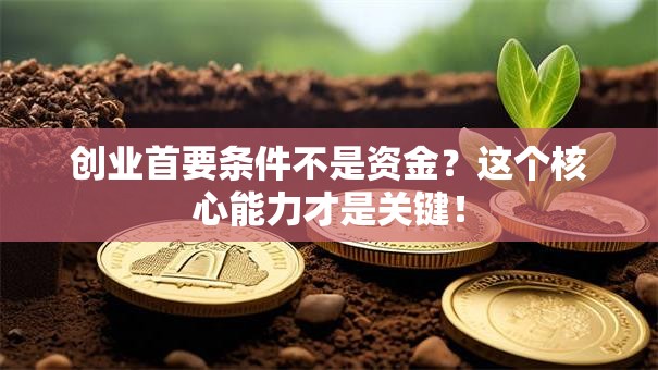 创业首要条件不是资金？这个核心能力才是关键！