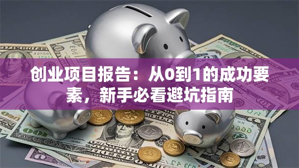 创业项目报告：从0到1的成功要素，新手必看避坑指南