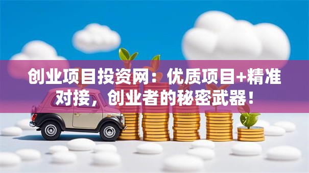 创业项目投资网：优质项目+精准对接，创业者的秘密武器！