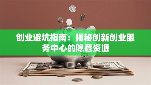 创业避坑指南：揭秘创新创业服务中心的隐藏资源