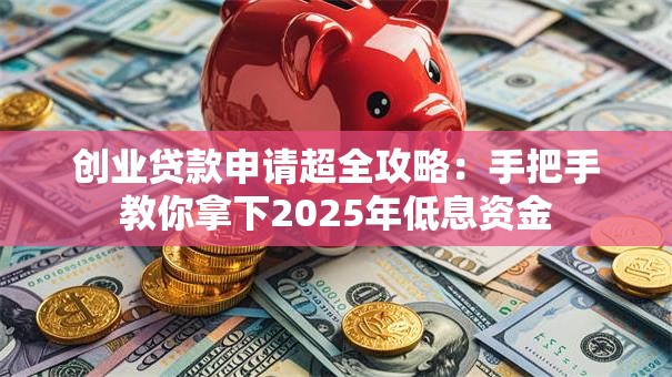 创业贷款申请超全攻略：手把手教你拿下2025年低息资金