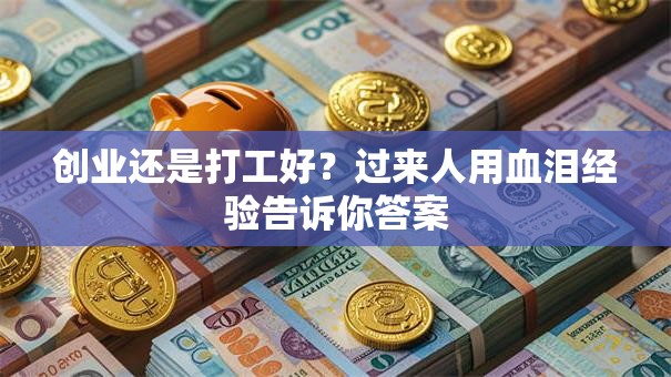 创业还是打工好？过来人用血泪经验告诉你答案
