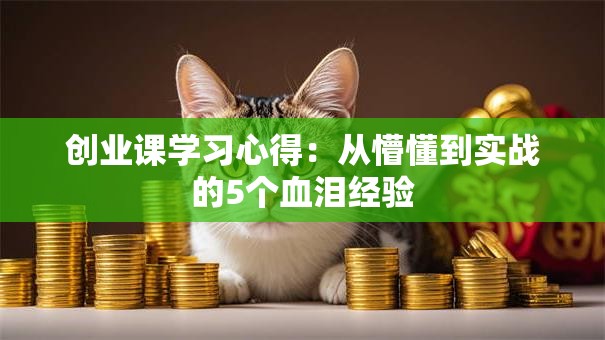 创业课学习心得:从懵懂到实战的5个血泪经验 创业课学习心得:从懵懂到实战的5个血泪经验