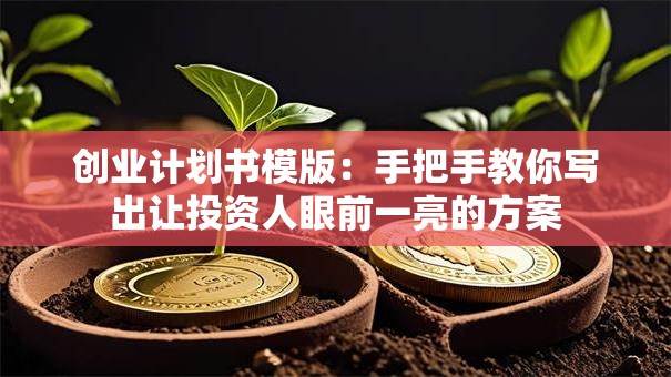 创业计划书模版：手把手教你写出让投资人眼前一亮的方案