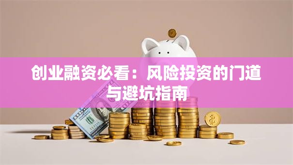创业融资必看：风险投资的门道与避坑指南