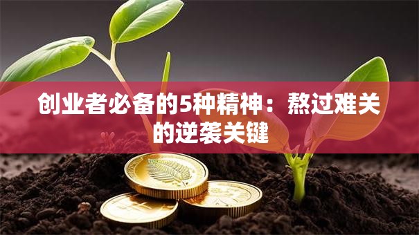 创业者必备的5种精神：熬过难关的逆袭关键