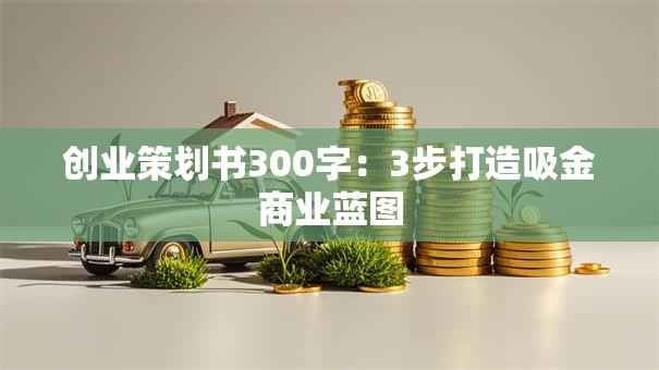 创业策划书300字：3步打造吸金商业蓝图